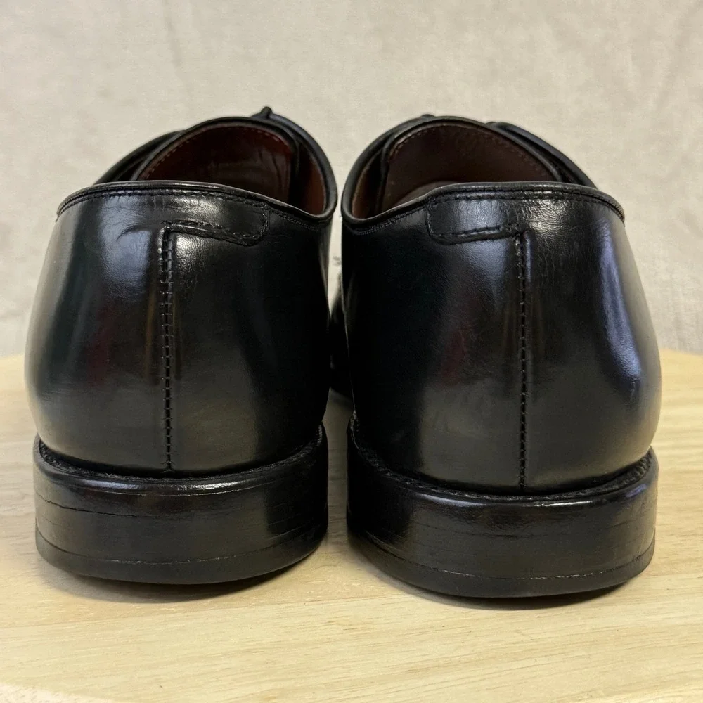 Allen Edmonds Wendell Black Leather Split Toe Derby Dress Shoes Mens 11 D 5708